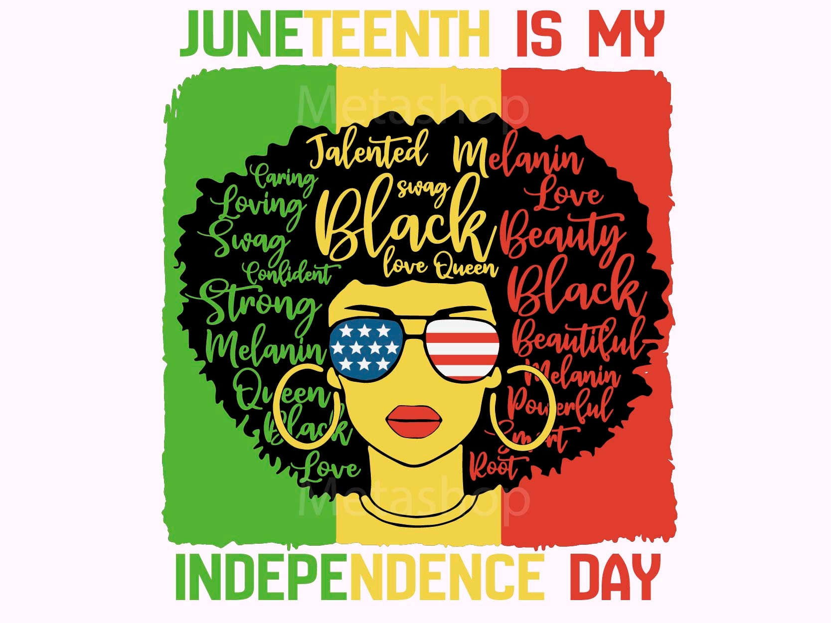 Juneteenth Is My Independence Day Svg , Black Afro Svg Girl Black Que…