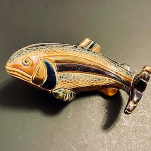 5&quot; Artesania Rinconada 24 Kt Gold, Blue Green From Uruguay