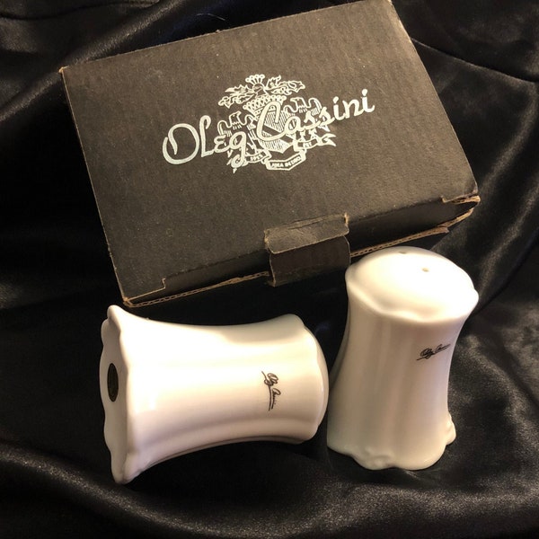 2.75" Salt & Pepper-Oleg Cassini Porcelain Vintage