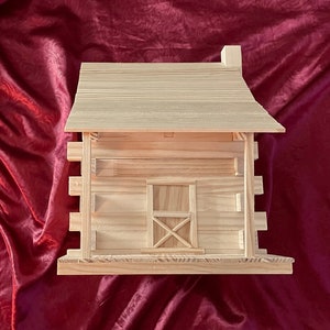 11&quot; Handmade Log Cabin by Local Master Craftsman