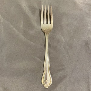 Croydon Salad Fork in Silverplate by Oneida Silver