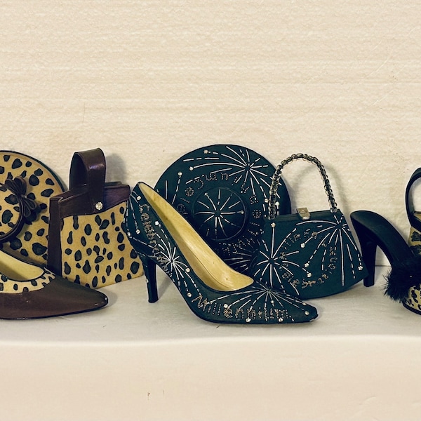 3" Miniature Sets, Shoe, Purse, Hat Collections - Choice