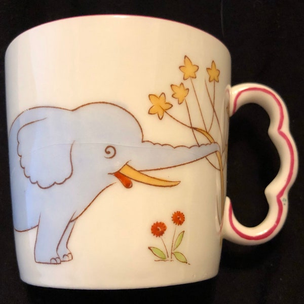 Cup with Two Elephants