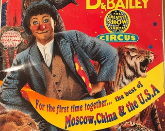 Ringling Brothers and Barnum Bailey Circus 17” 1991 Souvenir Program