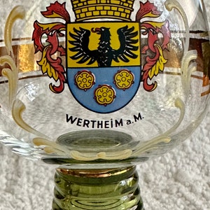 5-3/8” Goblet Crystal German with Coat of Arms