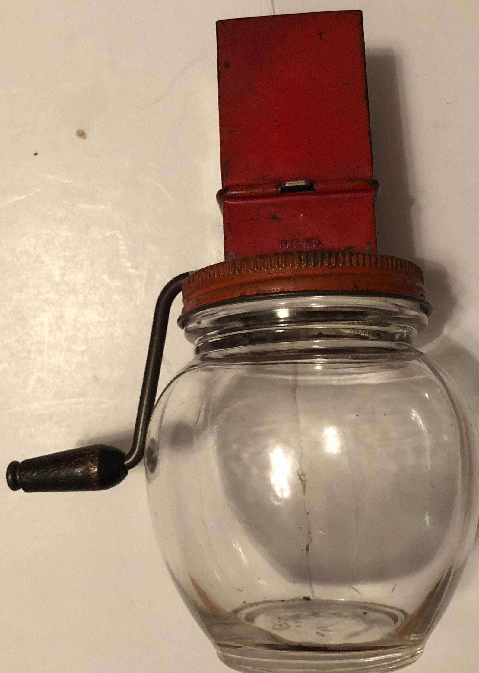 Vintage Nut/Herb Grinder with Hazel/Atlas glass jar Etsy