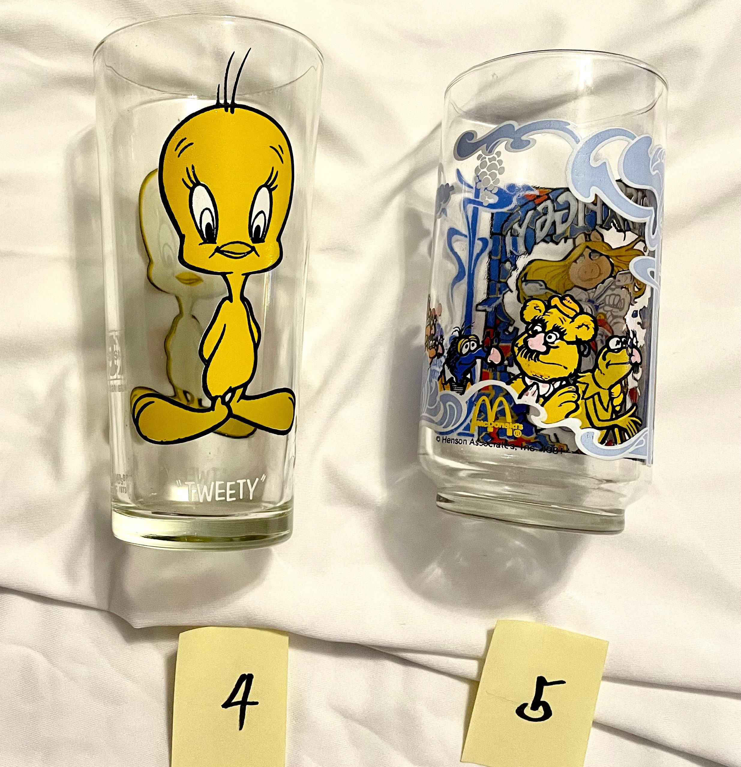 Cartoon Character Large Drinking Glasses Choice From Variety of