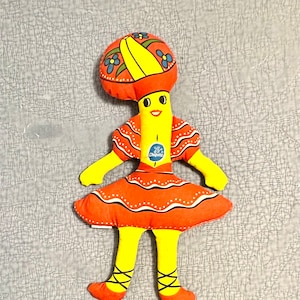 15.5” Chiquita Banana Cloth Doll