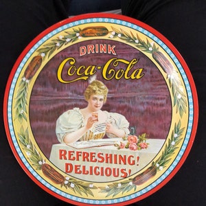 Coca-Cola 75th Anniversary Tray from Charlotte NC
