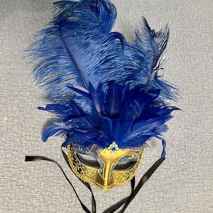10” Mask Mardi Gras