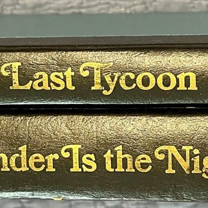 F Scott Fitzgerald Set of Two Books