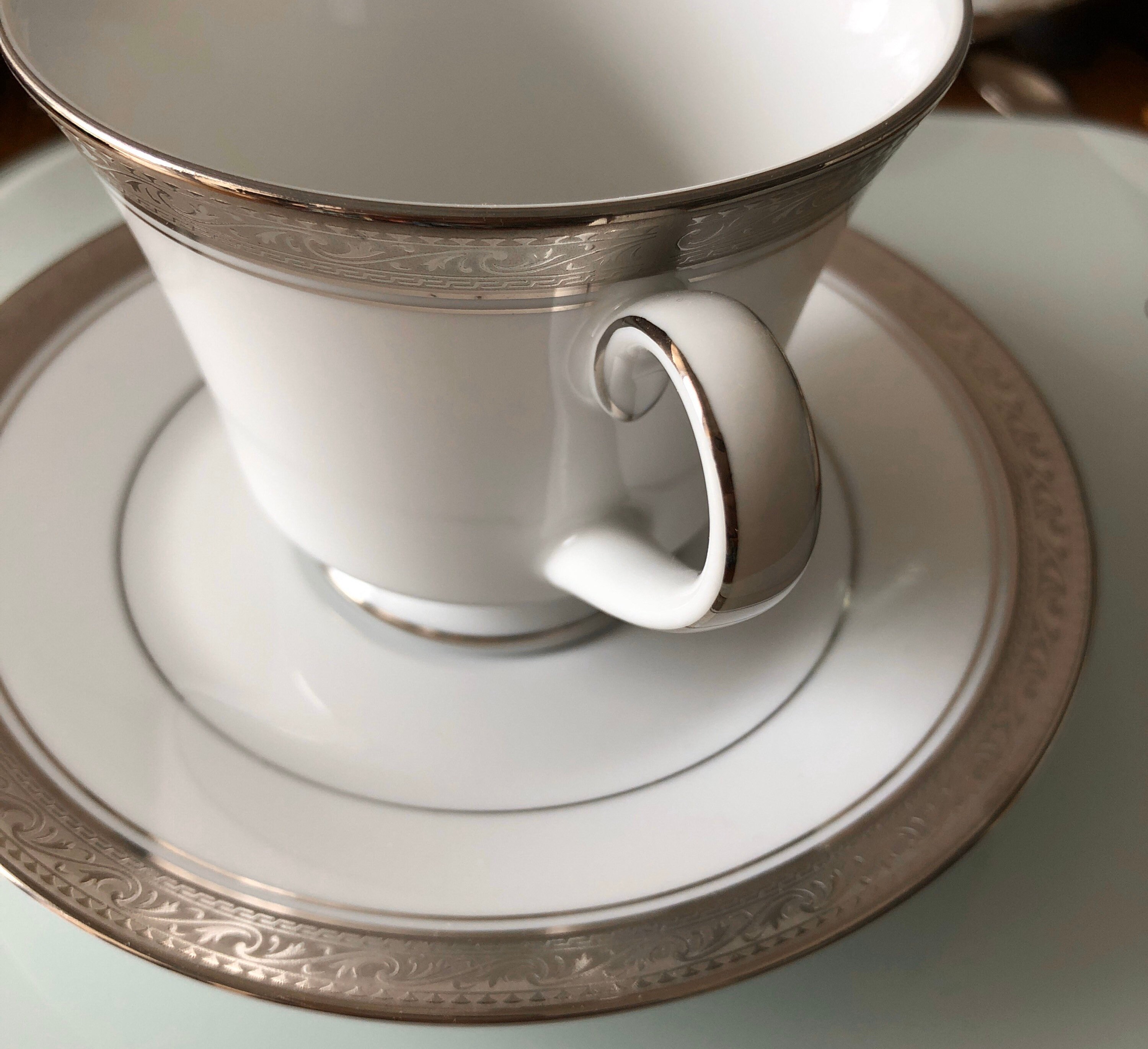 NORITAKE Legendary Crestwood Platinum 6 Piece Place Setting - Etsy 