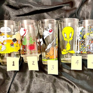 Cartoon Character Large Drinking Glasses — Choice from Variety of Characters