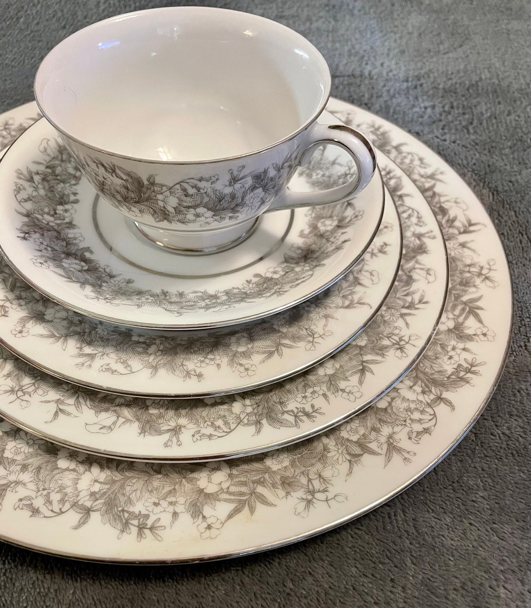 SANGO Florentine China 5 Piece Place Setting - Etsy