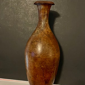 10&quot; Vase Bronze Colored from India