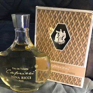Nina Ricci, Vintage Collectible, “Capriccio,” 200 ml, Eau de Toilette, Parfums, Paris