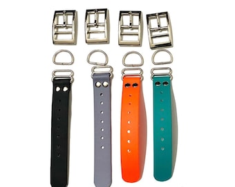 Biothane/waterproof webbing adapter 20mm for paracord collar & hardware