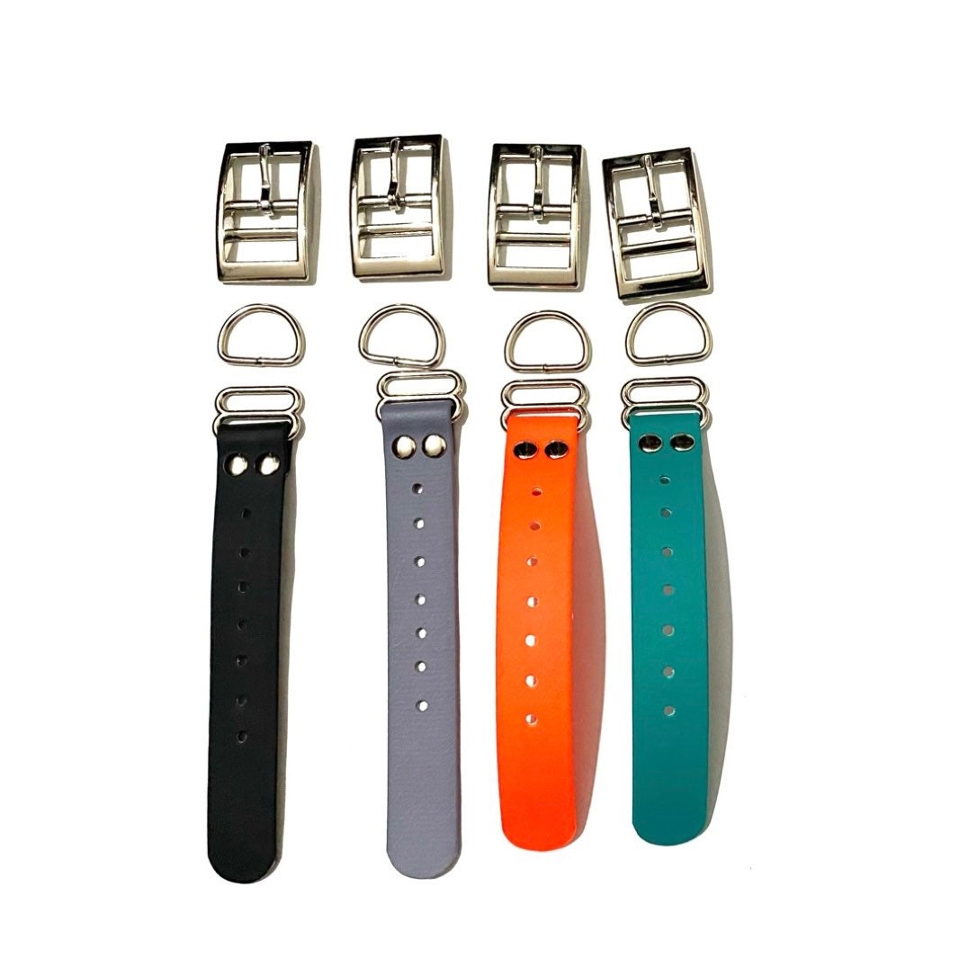 Hundehalsband-Schnallen Mit D-Ring – 12 Sets, 3/4 Zoll, Nickel-Finish, Für Leder/Stoff