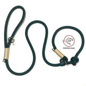 Knotted rope dog slip lead image 4