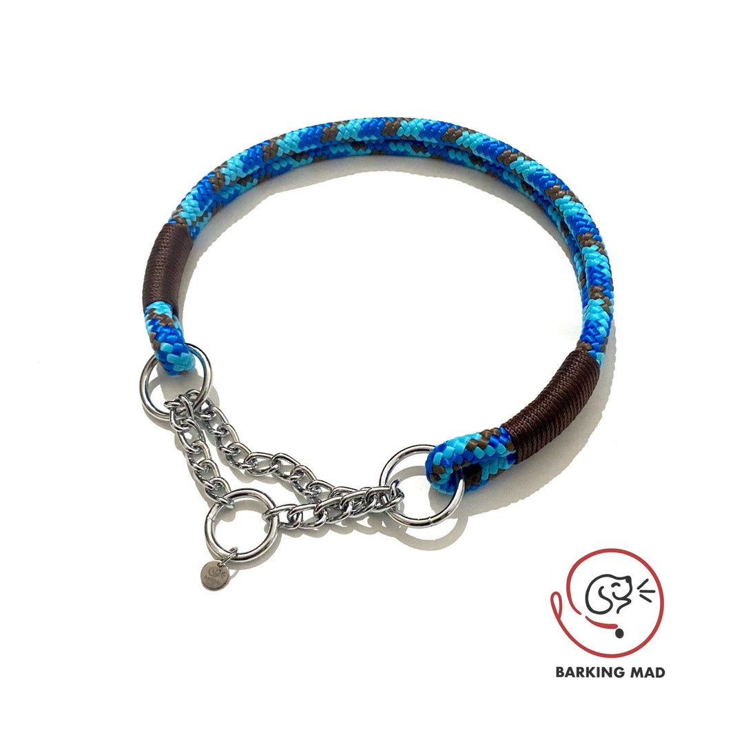 Martingale Rope Dog Collar made to Order Half Check Etsy