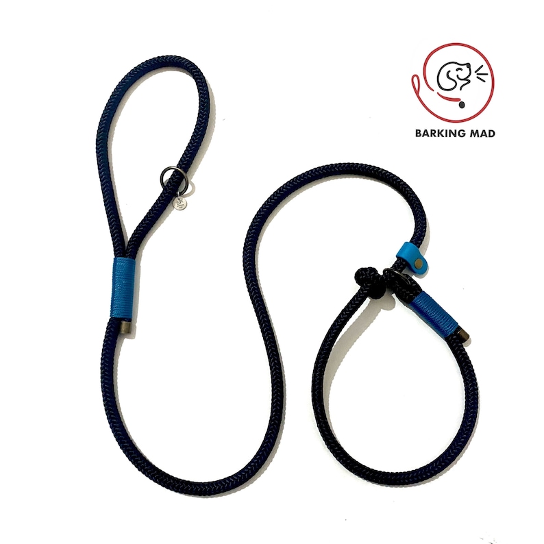 Knotted rope dog slip lead image 7