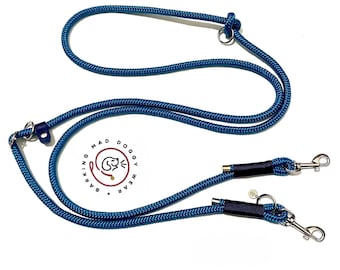 Multifunctional Rope Dog Training Lead: Hands Free, Slip, Figure 8