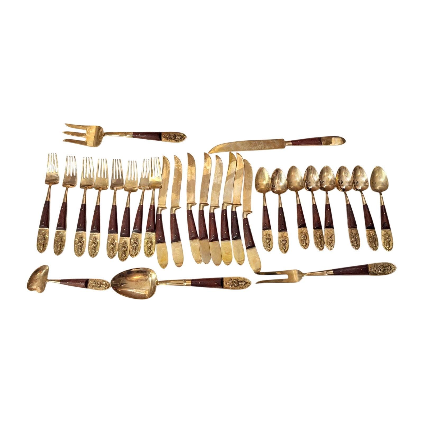 Thai Brass Flatware - Etsy