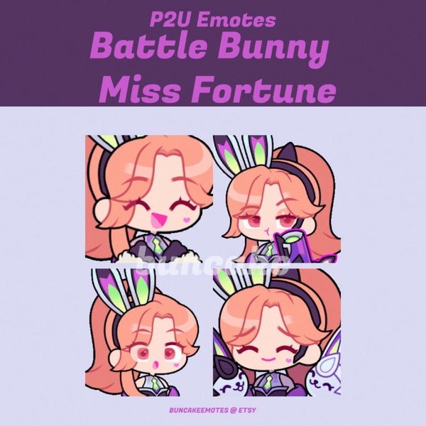 Battle Bunny Miss Fortune Animated Emotes | League of Legends