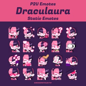 Draculaura Emote Pack | Monster Hgh