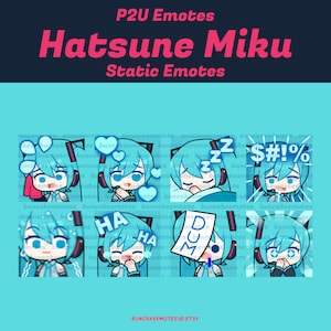 P2U Emotes | Vocaloid Hatsune Miku