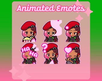 Overwatch Sierra Animated Emotes