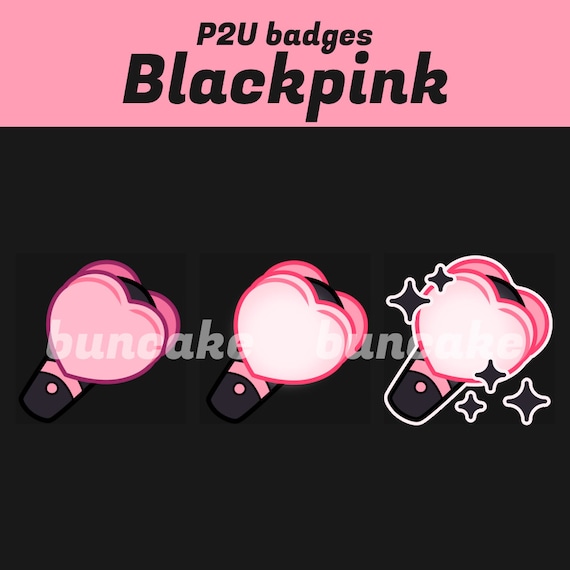 Badges secondaires P2U Bâton lumineux rose noir Insignes d
