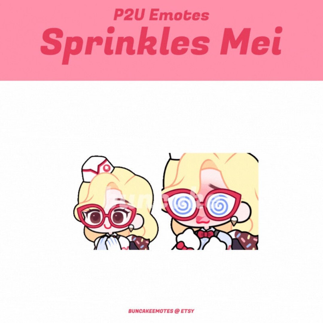 Sprinkles Mei Animated Emotes Overwatch Etsy