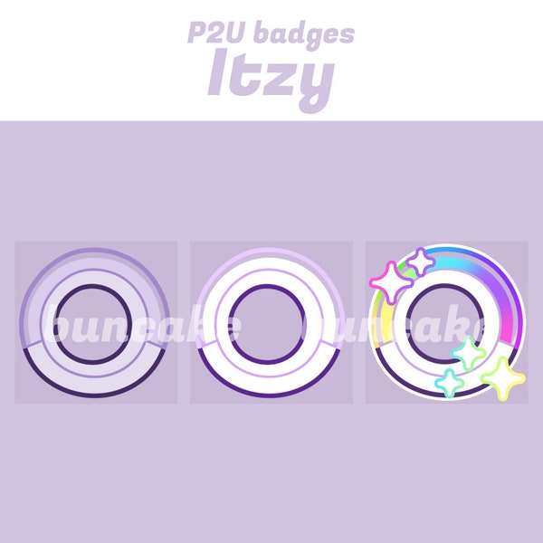 P2U Sub Badges | Itzy Lightstick | Twitch Discord Sub Badges Emotes Channel Points
