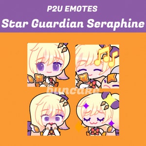 Emotes animées Gardienne des étoiles Séraphine | League of Legends