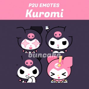 P2U Animated Emotes | Goth Bunny