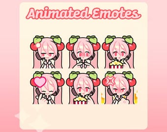 Sakura Miku Animated Emotes