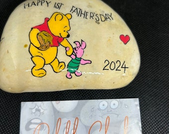 Erstes Vatertagsgeschenk, Briefbeschwerer Geschenk, personalisiertes Geschenk, Andenken, Winnie Puuh für Papa, Bar Geschenke, Männerhöhle, Papa, Geburtstag Disney