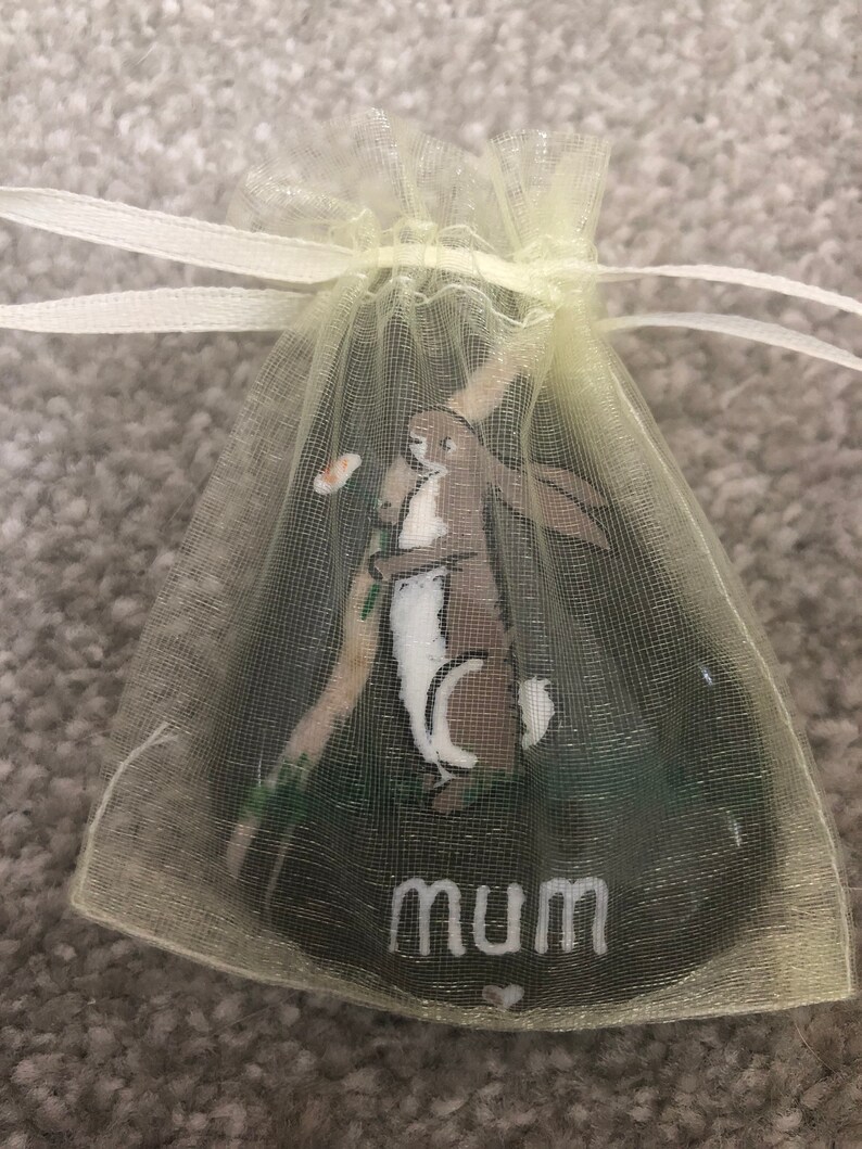 Guess How Much I Love You Personalised Pebble Hand Painted Etsy UK