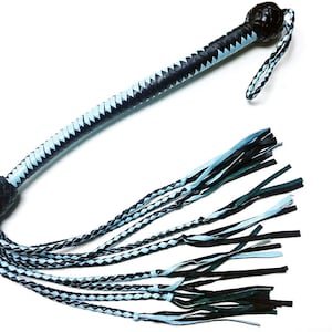 Zweep - Flog - Cat Whip - Lederen zweep - Floggers en zwepen - Cadeau voor Valentijnsdag - Cadeau voor vriendin Meesteres Dom - Lederen Flogger