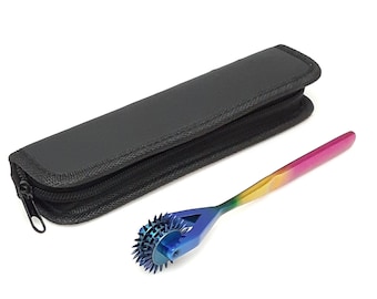 Handmade Pewter Wartenberg Pinwheel: Sensory Nerve Stimulator