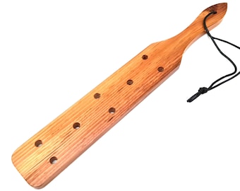 WOOD SPANKING PADDLE