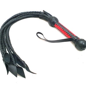 Flogger - Leather Flogger - Flogger Leather - Flogger Kit - Heavy Leather Flogger - Braided Flogger - Leather Flogger - Cat Nine Flogger
