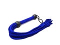 Flogger - Suede Flogger - Blue Suede Flogger - Leather Flogger - Flogger Suede - Heavy Flogger - Thuddy Flogger - Bdsm Flogger - Cat Whip