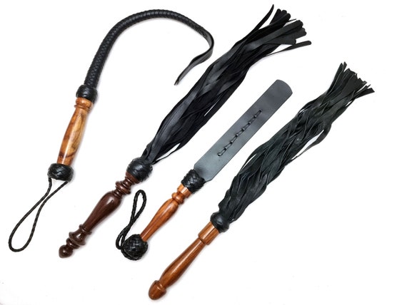 Flogger Set Floggers Suede Flogger Bdsm Leather Flogger Thuddy Flogger  Tawse Wood Handle Whip Heavy Flogger Leather Paddle -  Finland