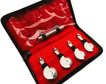 Handmade Wartenberg Pinwheel Set – Stainless Steel, Sensory Play
