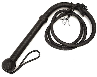 Frusta da toro - Frusta in cuoio - Frusta in cuoio nero - Frusta per cosplay - Frusta - Frusta per gatti - Frusta da frustino - Frusta da frustino - Frusta - Frusta di Indiana Jones