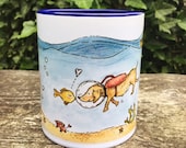 Cup of sea creatures