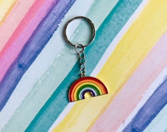 LGBTQ Aluminum Keychain Gay Pride OOOH Sounds Gay I/'m In One-sided keychain Key ring d\u00e9cor Unique Gifts Valentines Day