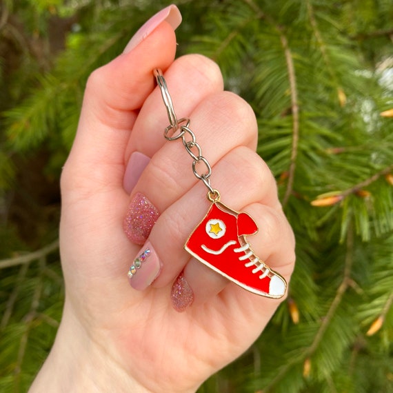 converse chuck taylor sneaker keychain